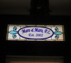 New Stained Glass Transom -for Law Firm -in Norristown, PA