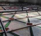 Courthouse Stained Glass Ceiling Completed Pottsville, PA