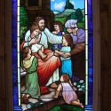 Jesus with the Children Stained Glass Window
