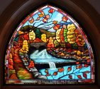 Painted Landscape Stained Glass
