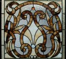 Victorian Jeweled Stained Glass Window